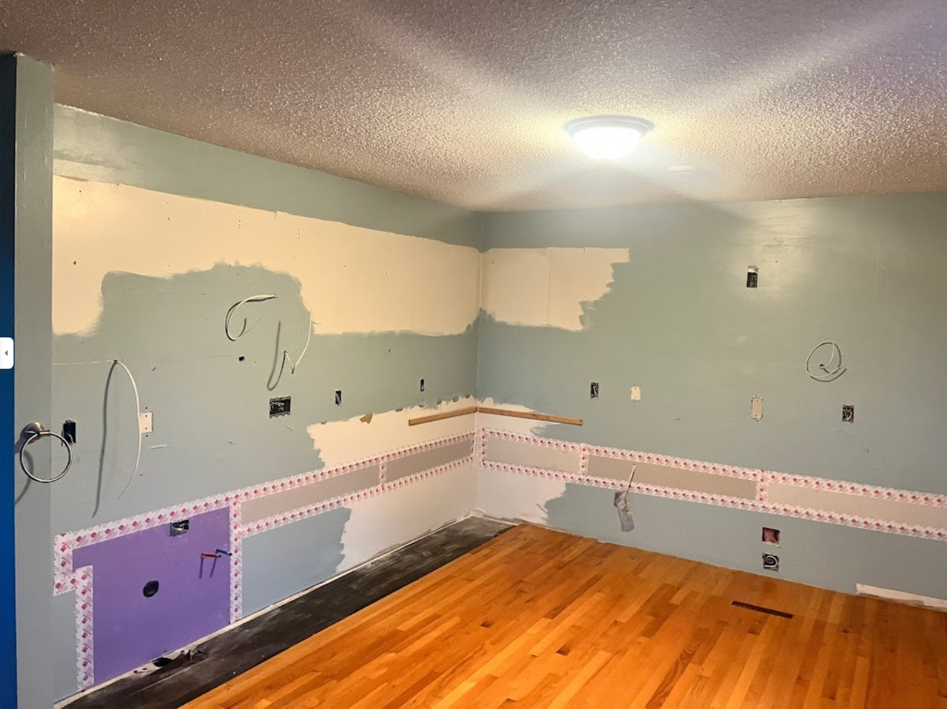 Gutted kitchen